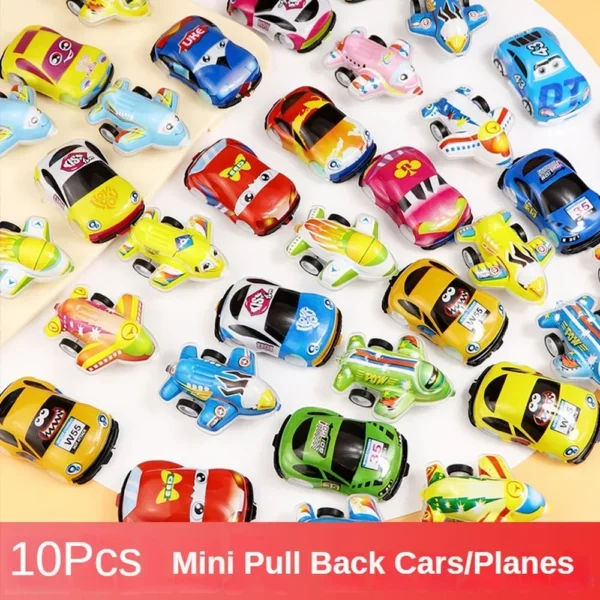 Mini Tractor Car Toy Pull Back Car Children's Toys Engineering Vehicle Fire Truck Kids Inertia Cars Diecasts Toy Children Gifts - Image 3