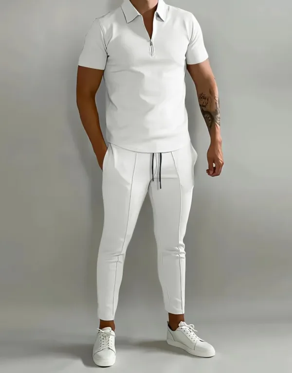 2024 Europe and the United States summer suit slim-fit trend youth sports leisure men's new era - Image 2