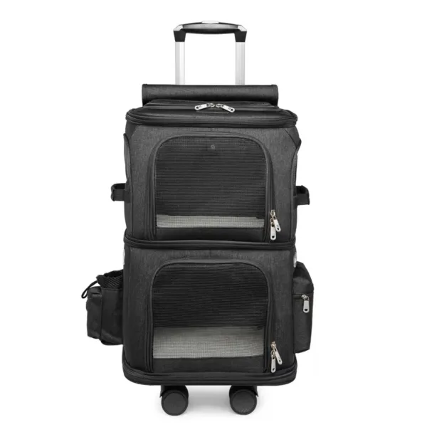 Portable Outdoor Telescopic Pull Rod Case Double-layer Pet Trolley Bag Fodlable Pet Carrier Dog Carrier Cat Carrier
