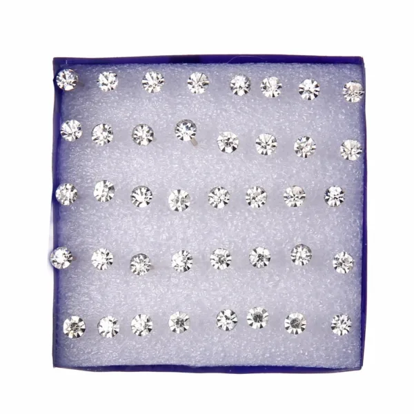 20-Pair Crystal Stud Set - Image 11