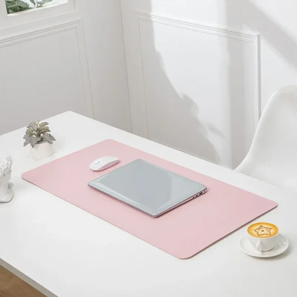 Large Mouse Pad Extra Big Non-Slip Desk Pad Waterproof PU Leather Desk Table Protector Gaming Mouse Mat for Game Office Work - Image 13