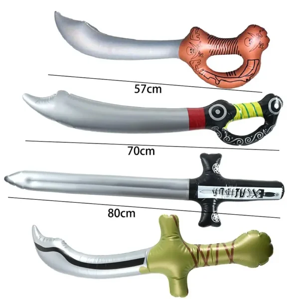 Inflatable 1pcs Kids Toys Water Play Toys Children Toys Wedding Decoration Swim Pool Play Toys Pirate Cutlass Sword Toy - Image 6