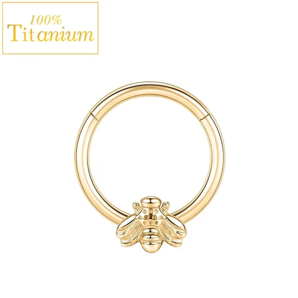 Titanium Septum Nose Rings - Image 3