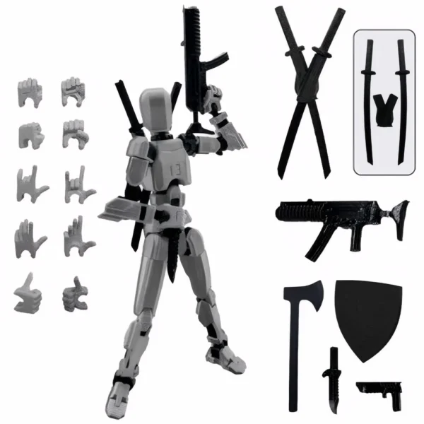 13 Action Figure Titan Multi-articular Robot Toys Dummy 3D Printed Movable Shapeshift Robot Action Anime Figure For Boy Gifts - Image 15