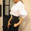 2023 Office Belt High Waist Loose Wide Leg Pants Professional Ol Suit Pants Formal Trousers- pants women - Image 2