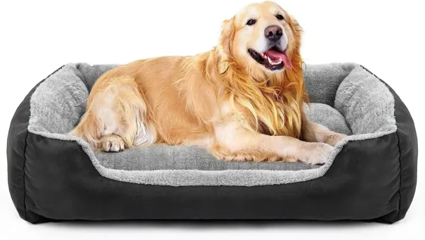 ATUBAN Dog Beds for Large Dogs, Washable Pet Bed Mattress Comfortable, Warming Rectangle Bed for Medium and Large Dogs, Cat Pets - Image 3