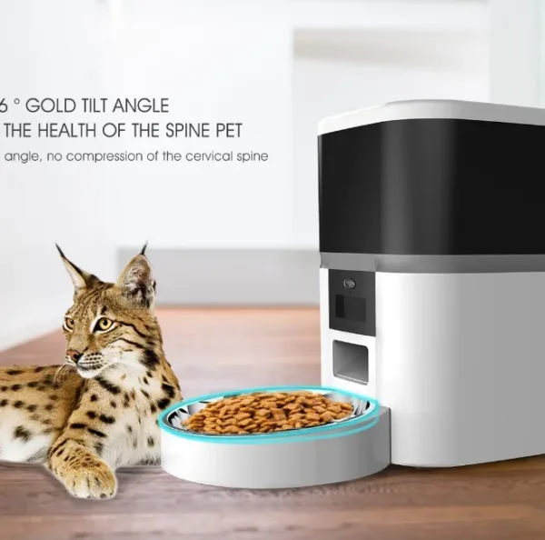 4L Double Meal Camera APP Automatic Pet Feeder Time For Pet Cats Dog Food Stainless Steel Bowl Video Dispenser Smart Pet Feeder - Image 17