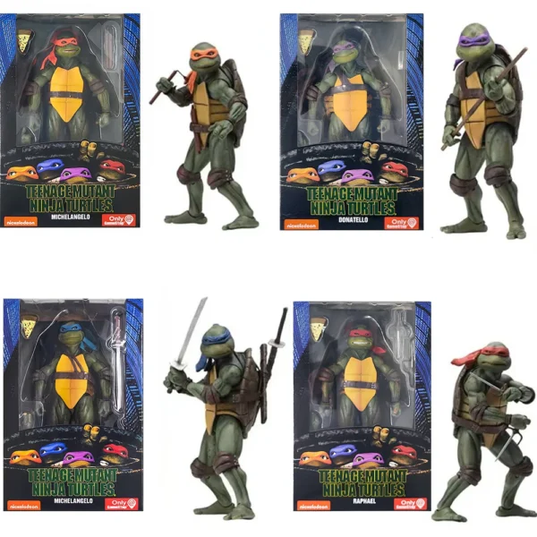 Teenage Mutant Ninja Turtles Action Figure NECA TMNT Film Edition Movable Model Toys - Image 2