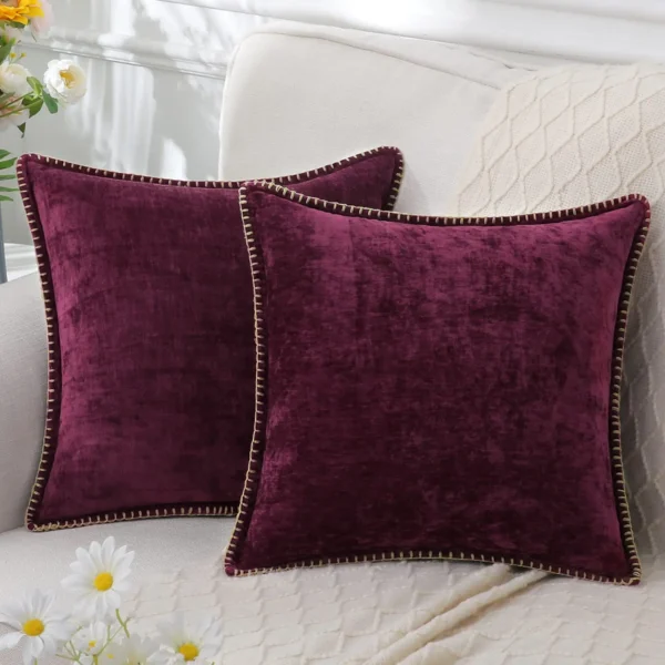 Olanly Chenille Cushion Cover 45x45 Pillow Cover 40x40cm Sofa Decorative Throw Pillow Case Soft Luxury For Living Room Decor﻿ - Image 9