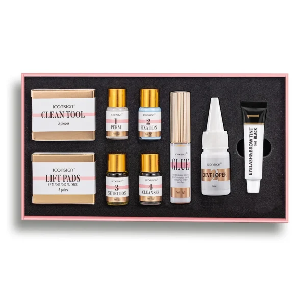 ICONSIGN Lash Lift and Tint Kit Professional Eyelash Lifting Tint Brow Lamination Dye Eye Makeup Tools - Image 3