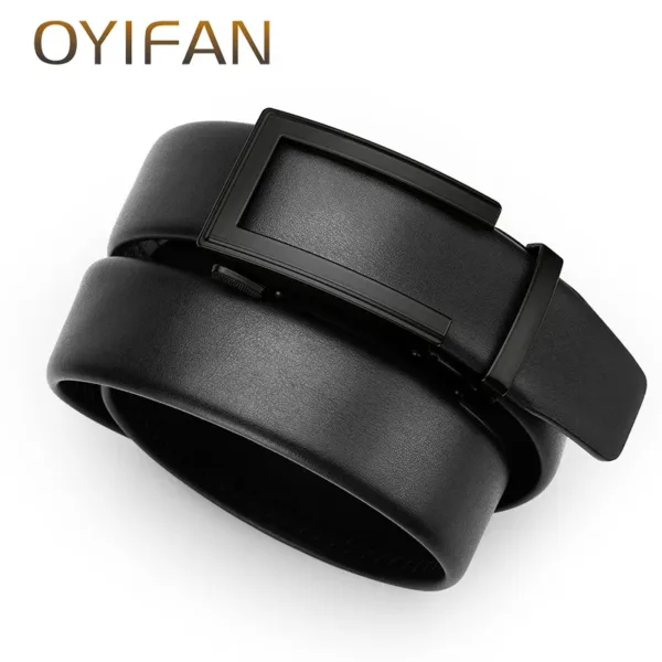 Adjustable Leather Belt - Image 3