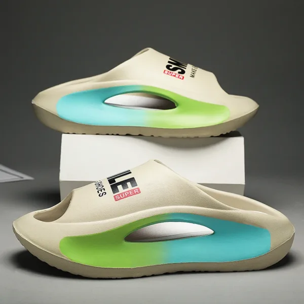 Men's slippers massage sandals man summer beach shoes Thick Bottom Unisex Soft Slipper sneakers EVA Non-slip women home slipper - Image 5