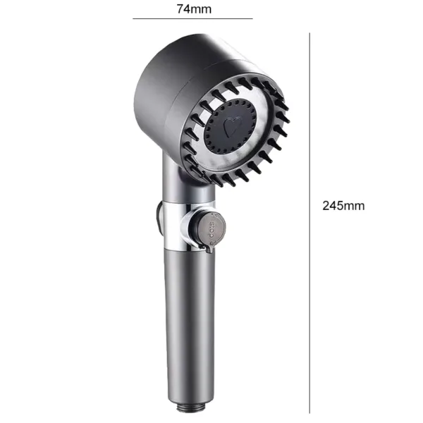 High Pressure Shower Head 4 Modes Adjustable Showerhead With Massage Brush Filters Water Saving Shower Bathroom Accessories - Image 15