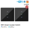 MOES WiFi Smart Curtain Switch Touch Design for Motorized Curtains and Roller Blinds work with Alexa Google and Smart Life App - Image 5