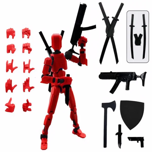 13 Action Figure Titan Multi-articular Robot Toys Dummy 3D Printed Movable Shapeshift Robot Action Anime Figure For Boy Gifts - Image 16