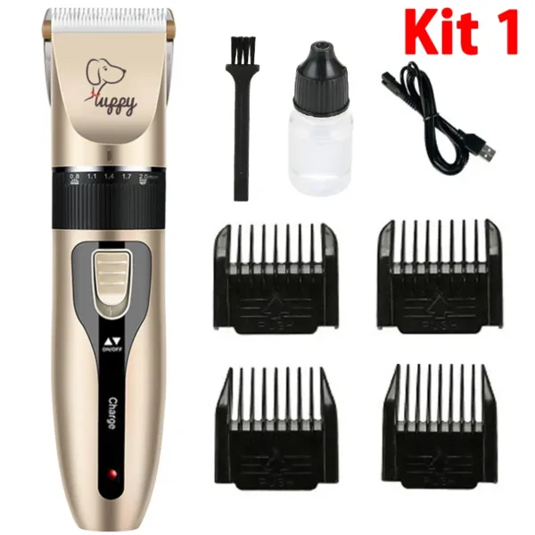 Electric Pet Clipper Grooming Kit For Dogs Reachageable Trimmer Haircut Cat Hair Cutting Remover Professional Machine Set - Image 4