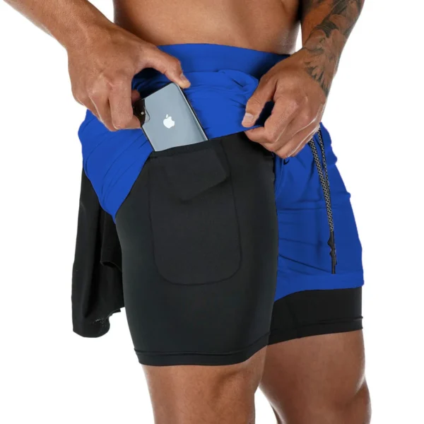 Camo Running Shorts Men Gym Sports Shorts 2 In 1 Quick Dry Workout Training Gym Fitness Jogging Short Pants Summer Men Shorts - Image 18