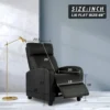 Living Room Massage Reading Chair Winback Single Sofa Home Theater Seating Modern Reclining Easy Lounge with PU Leather - Image 11