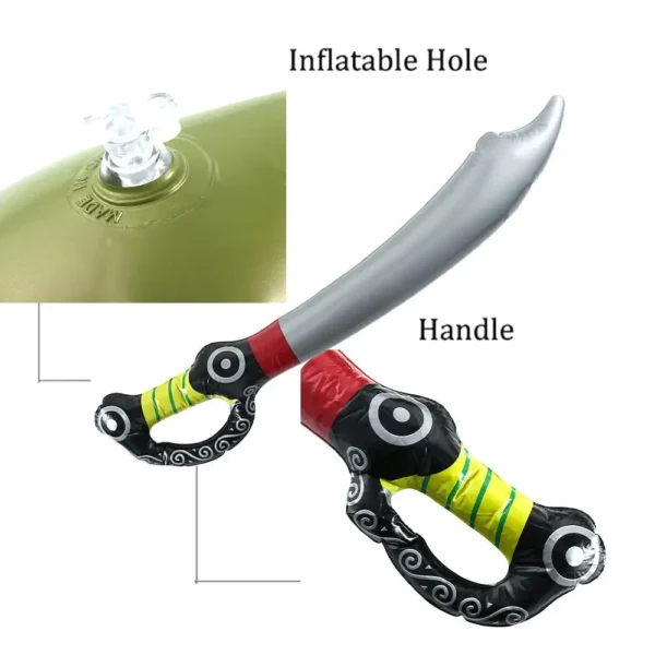 Inflatable 1pcs Kids Toys Water Play Toys Children Toys Wedding Decoration Swim Pool Play Toys Pirate Cutlass Sword Toy