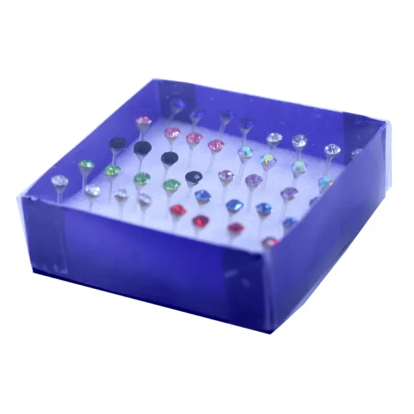 20-Pair Crystal Stud Set - Image 5