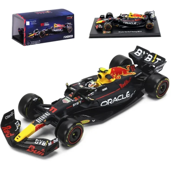 Bburago 1:43 2023 F1 Red Bull RB19 Alloy Car Formula Racing Diecast Model Toy Collection Gifts Verstappen Miami RB 19 - Image 10