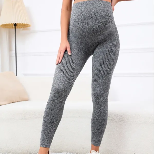 Women's Leggings Adjustable Autumn High Stretch Cropped Pants Pregnant women's yoga pants Cotton Maternity Legging Casual Pants - Image 8
