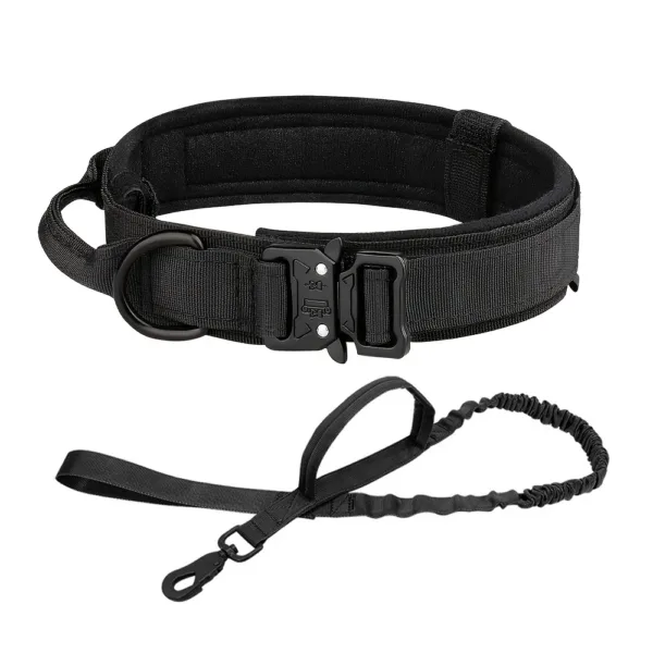 Dog Training Collar Adjustable Tactical Dog Collar And Leash Set Control Handle Pet Lead Collar For Small Big Dogs - Image 8