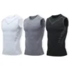 Ionic Shaping Vest Body Shaper Vest Compression Tank Top Men Slimming Tummy Vest Skin-friendly Tummy Control Sleeveless Shirts - Image 3