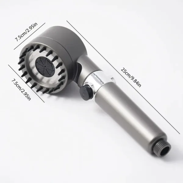 3 Modes Shower Head Adjustable High Pressure Water Saving Massage Portable Filter Shower Head Hook Hose Bathroom Accessories Set - Image 2