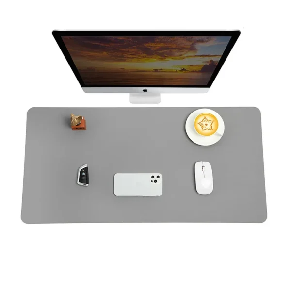 Large Mouse Pad Extra Big Non-Slip Desk Pad Waterproof PU Leather Desk Table Protector Gaming Mouse Mat for Game Office Work - Image 22