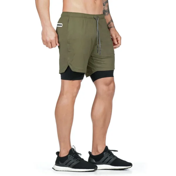 Camo Running Shorts Men Gym Sports Shorts 2 In 1 Quick Dry Workout Training Gym Fitness Jogging Short Pants Summer Men Shorts - Image 21