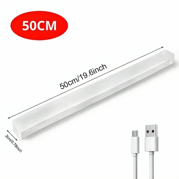 Motion Sensor Night Lights Wireless LED Lamp USB Rechargeable Magnetic For Wardrobe Room Closet Kitchen Aisle Tube Detector Bulb - Image 2