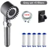 High Pressure Shower Head 4 Modes Adjustable Showerhead With Massage Brush Filters Water Saving Shower Bathroom Accessories - Image 8