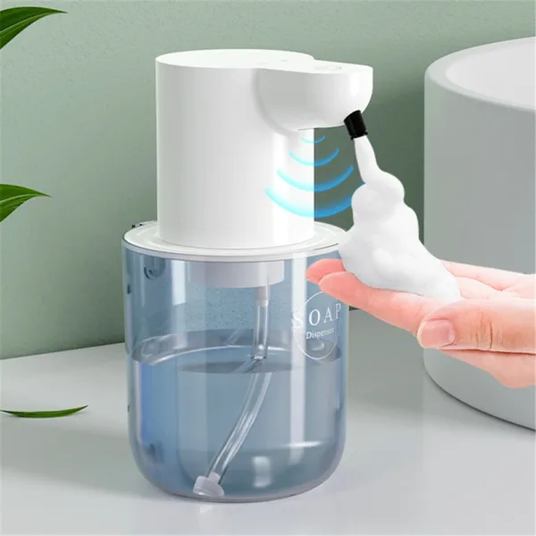 USB Charging Automatic Induction Foam Soap Dispenser Smart Liquid Soap Dispenser Auto Touchless Hand Washer for Kitchen Bathroom - Image 8