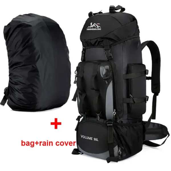 90L Waterproof Hiking Camping Backpack Trekking Bag Rucksack Large Capacity Travel Outdoor Sports Bags Camping Equipment Men - Image 6