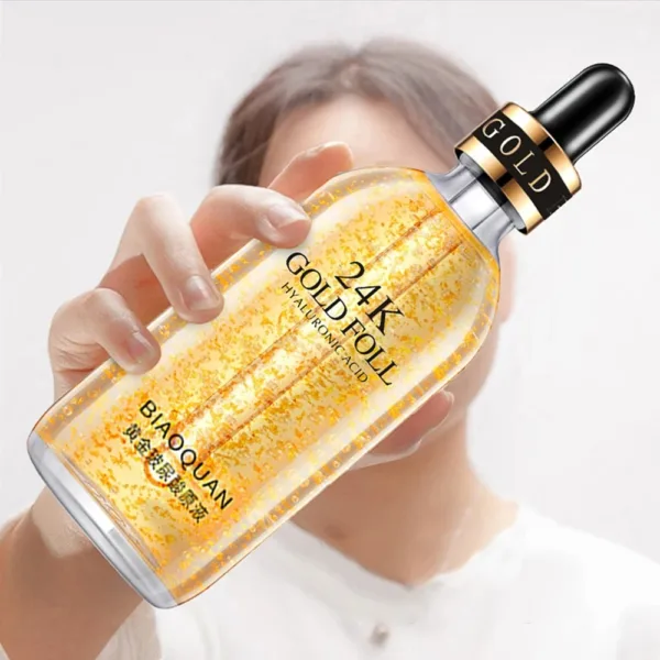 24k Gold Face Serum Brightening Skin Care Products Hyaluronic Acid Niacinamide Facial Nourish Smooth Care Beauty Health - Image 5