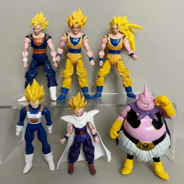 Anime Dragon Ball Vegeta Broly Son Goku Anime Action Figure Model Gifts Collectible figures for Kids Limb mobility - Image 9