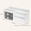 Large Capacity Cosmetic Storage Box Makeup Drawer Organizer Skincare Makeup Stationery Storage Box for Dressing Table Desktop - Image 4