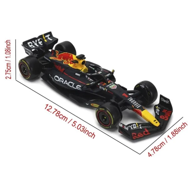 Bburago 1:43 2023 F1 Red Bull RB19 Alloy Car Formula Racing Diecast Model Toy Collection Gifts Verstappen Miami RB 19 - Image 9
