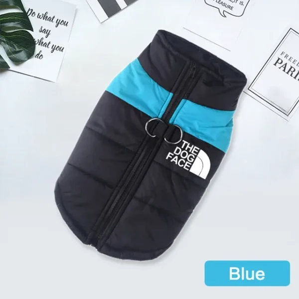 Waterproof Warm Dog Clothes Pet Coat Winter Vest Padded Zipper Jacket Dog Clothing for Small Medium Big Dogs The Dog Face Outfit - Image 9