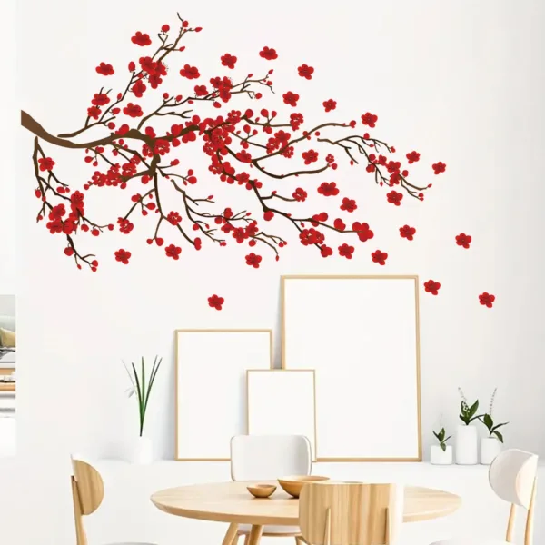 Watercolour Bird Flower Wall Stickers Living Room Decoration for Bedroom Wall Decals Kids Room Baby Nursery Home Decor Girl Gift - Image 2