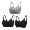 3pcs/Set High Quality Maternity Nursing Bras Cotton Breastfeeding Pregnant Underwear Seamless Large Size Breathable Bra Push Up - Image 3