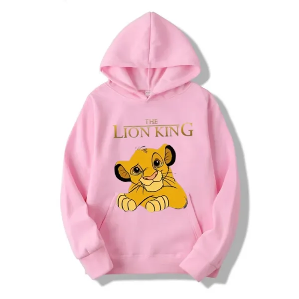 2024 New Disney The Lion King Women's Hoodies Tops Cartoon Fashion Sweatshirt Female Kawaii Clothes Autumn Streetwear Pullover - Image 4