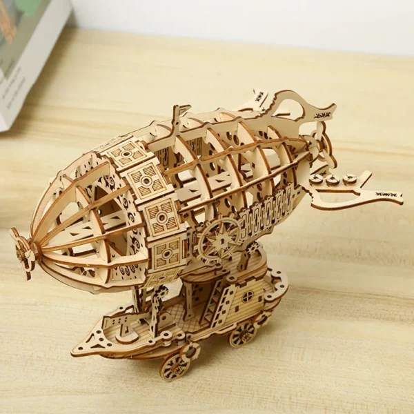 Creative Airship Model Jigsaw Puzzles Models Kit Child Model Car DIY 3D Puzzle Toys for Adults Handmade toys Wooden Model - Image 5