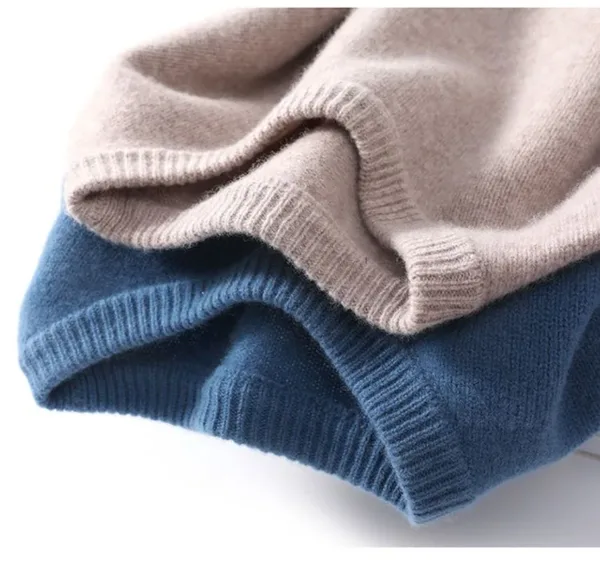 Men Cashmere Sweater O-neck Soft Warm Pullovers Male Loose Knitted Shirt Autumn Winter Korean Casual Jumper Pull Homme 17colors - Image 13