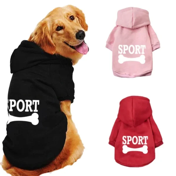 Dog clothes Pet clothes Popular fashion Hoodie Large, medium and small pet clothes Casual warm dog clothes - Image 13