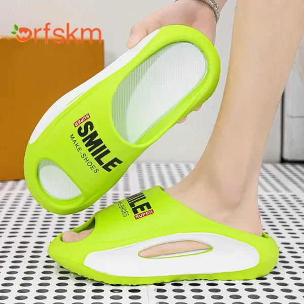 Men's slippers massage sandals man summer beach shoes Thick Bottom Unisex Soft Slipper sneakers EVA Non-slip women home slipper - Image 11