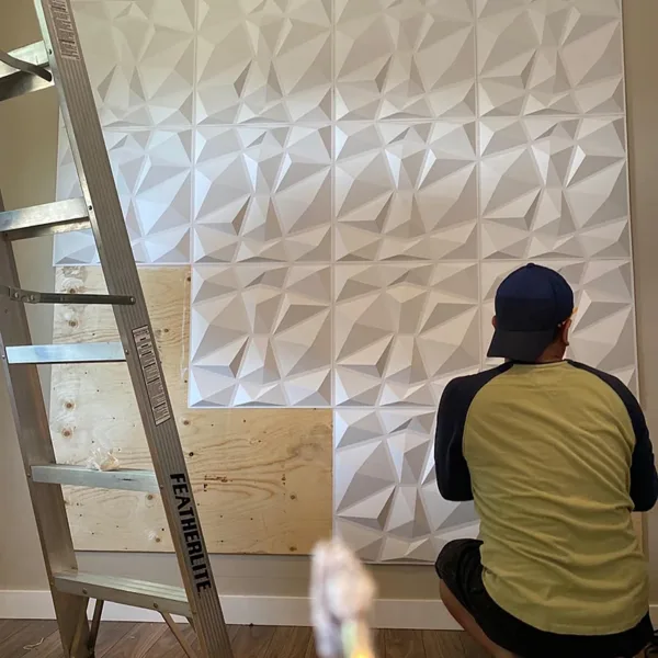 30x30cm house wall renovation stereo 3D wall panel non-self-adhesive 3D wall sticker art tile 3d wallpaper room bathroom ceiling - Image 25