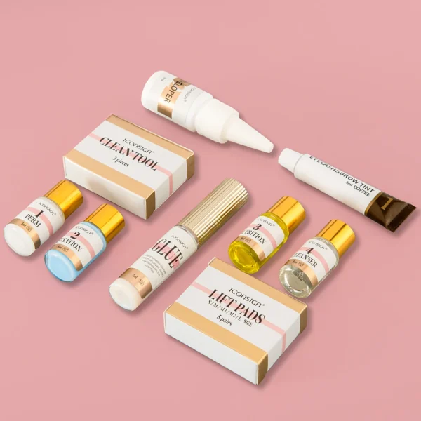 ICONSIGN Lash Lift and Tint Kit Professional Eyelash Lifting Tint Brow Lamination Dye Eye Makeup Tools - Image 7