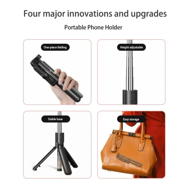 Bluetooth Wireless Selfie Stick - Image 2